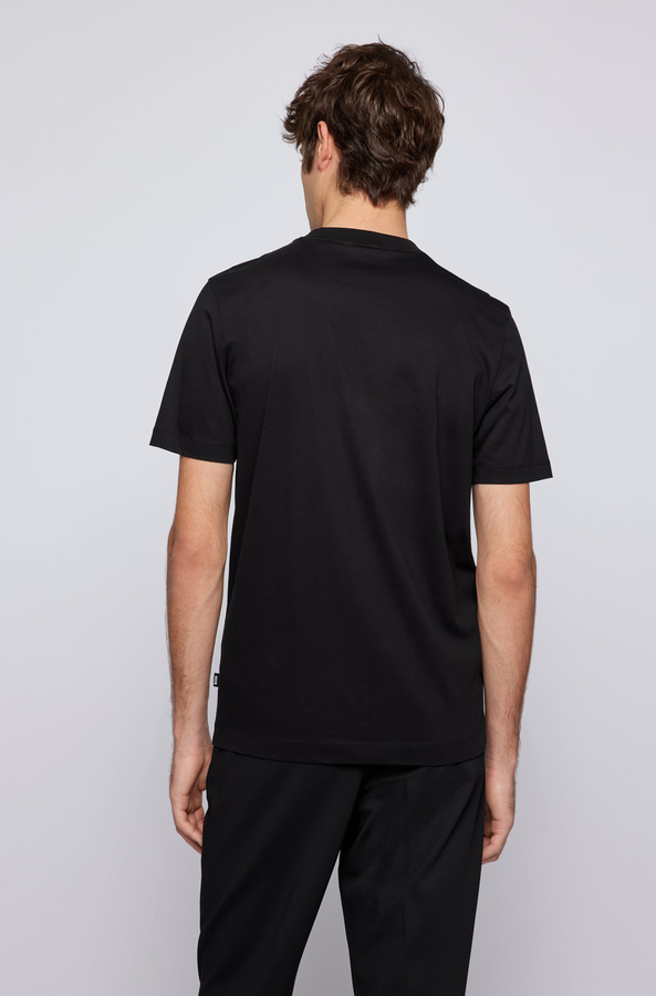 ΜΠΛΟΥΖΑ T-SHIRT BOSS - 001 ΜΑΥΡΟ